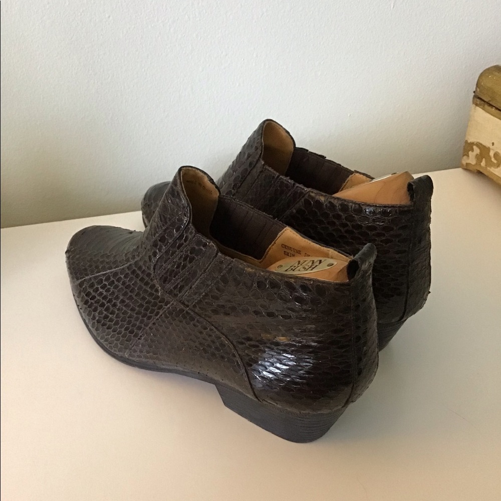 GIORGIO BRUTINI SNAKE SKIN MENS SHOE Brown